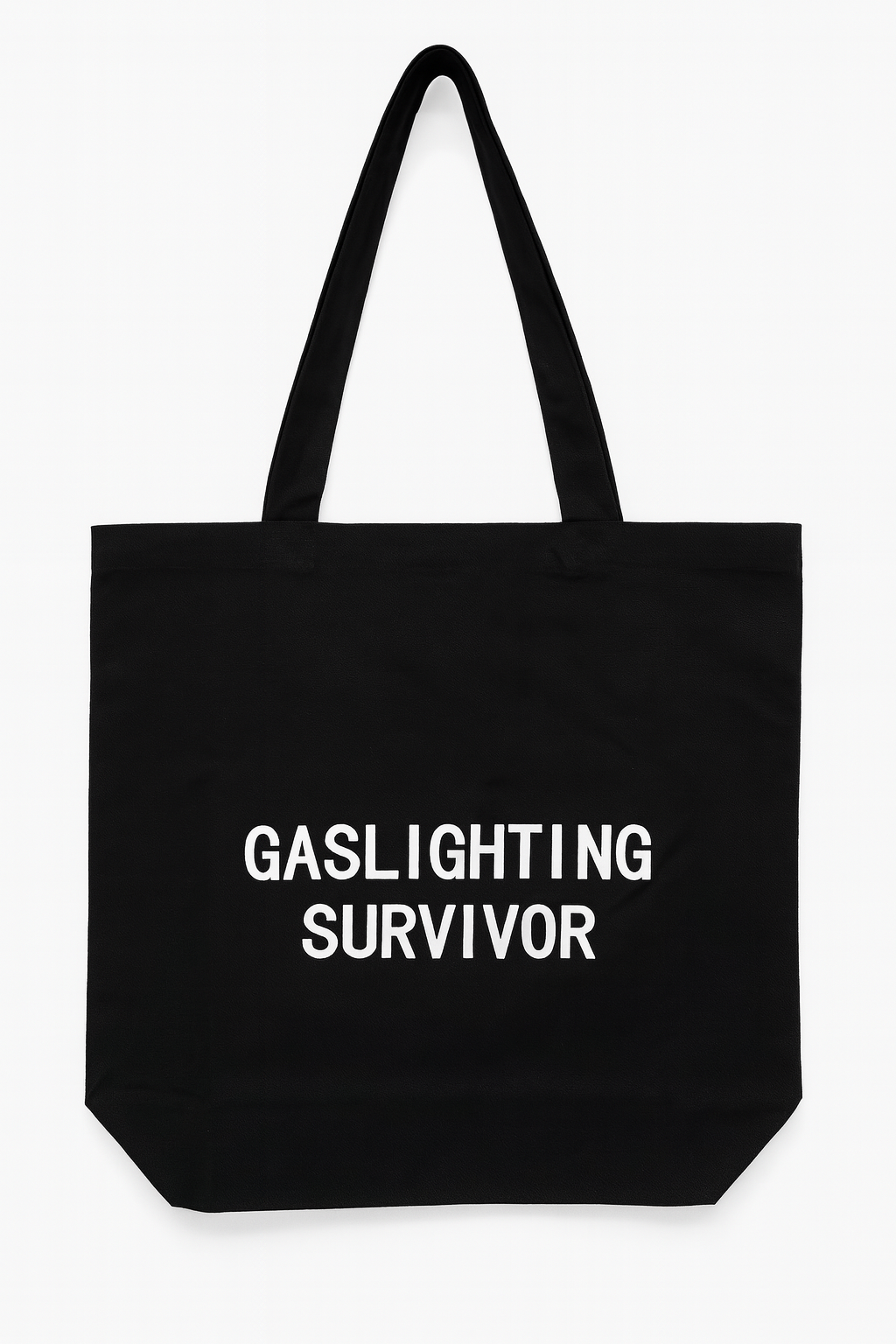 Gaslighting Survivor – Empowerment Tote Bag Extra Large 50 cm x 50 cm (19.6 in x 19.6 in)