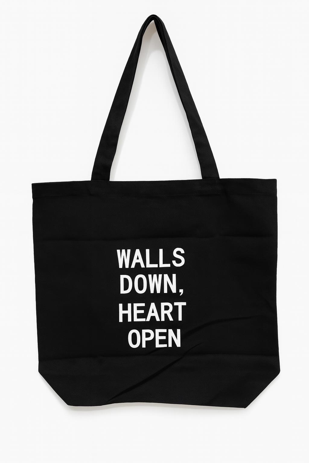 Walls Down, Heart Open Tote Bag - Extra Large 50 cm x 50 cm (19.6 in x 19.6 in)